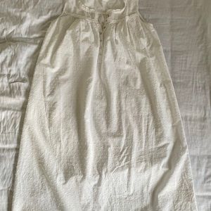 Eileen West white cotton nightgown/dress